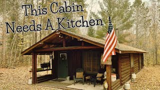 The Off Grid Log Cabin is Getting a Kitchen [upl. by Katinka]