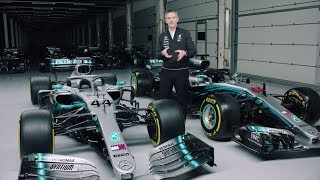 2019 vs 2018 Mercedes F1 Car Explained [upl. by Toshiko]