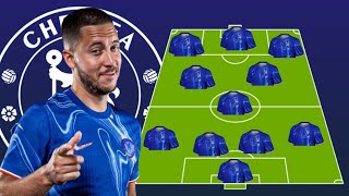 🚨 Welcome Back Eden Hazard Chelsea line up with Eden Hazard The Legend [upl. by Haelhsa327]