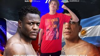 NUIT BLANCHE BOXE Lele Sadjo vs Buonarrigo avec Sendo Pacquiao [upl. by Kirenoj402]