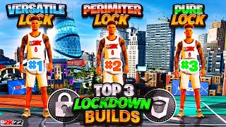 THE TOP 3 LOCKDOWN DEFENDER BUILDS OF NBA 2K22 NEXT GEN  SEASON 4 [upl. by Nryhtak277]