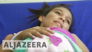 Pregnant Venezuelans pour into Colombia for medical attention [upl. by Ellienad951]