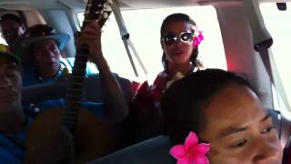 Pa Laumilo from Tuvalu Singing in the van [upl. by Nyl222]