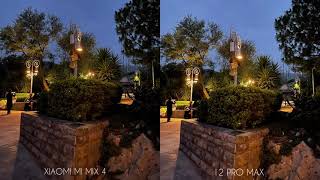 Xiaomi MI Mix 4 vs iPhone 12 Pro Max Camera Test [upl. by Lucinda]