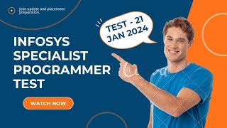 Infosys Exam Pattern Leaked  95 LPA Salary Specialist Programmer amp DSE  21 jan 2024 Infosys exam [upl. by Ahsilet]