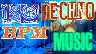 180 BPM Techno Music  HIIT 10 Minutes Energy EDM Non Stop Track by Soletrait [upl. by Akinet]