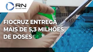 Fiocruz entrega mais de 53 milhões de doses de vacinas [upl. by Orlene]