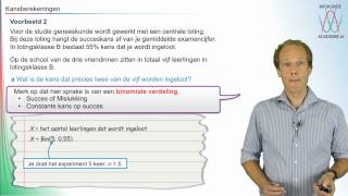 Wiskunde  kansrekeningherhaling numerus fixus deel 2  WiskundeAcademie [upl. by Madid]