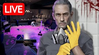 PowerWash Simulator Murder Edition  Crime Scene Cleaner  LIVE 🔴 [upl. by Rosenberg]