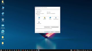 Ce PC Corbeille Panneau de configuration إظهار أيقونات سطح المكتب في ويندوز 10 [upl. by Emmer]