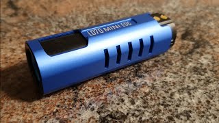 Imalent LD70 in blue  close up recording  mini LED flashlight [upl. by Aihtela]