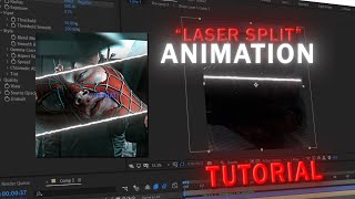 quotLaser Splitquot Animation  After Effects Tutorial [upl. by Malek]