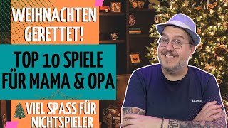 🎄Top 10 Spiele für Weihnachten mit der Familie  Spaß garantiert😍 [upl. by Rog]