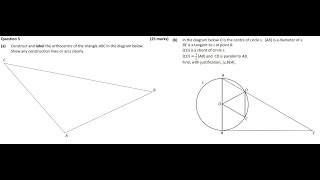 Question 5 solutions for 2019 leaving cert Paper 2 higher level [upl. by Kiraa651]