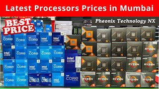 Latest Intel amp AMD Ryzen Processors Prices in Mumbai  Pheonix Technology nx amd intel [upl. by Anreval]