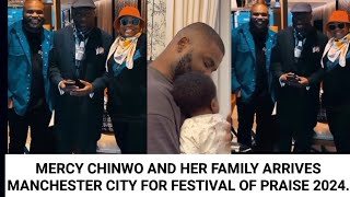 Mercy Chinwo And Her family Arrives Manchester City For festival of Praise 2024 [upl. by Eirrab484]