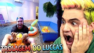 REAGINDO À TROLLAGEM DO LUCCAS PRAIA NO MEU QUARTO 10 [upl. by Norrahc]