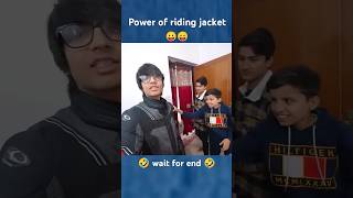 Power of riding jacket 🤣  sourav Joshi vlogs shorts souravjoshivlogs [upl. by Migeon]