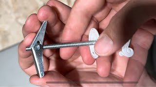 How To Remove A Toggle Bolt Without Losing The Wing Anchor [upl. by Franky]