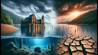 Sunken Village Reemerges as Greeces Water Crisis Deepens Lake Mornos Dries Up [upl. by Melcher681]