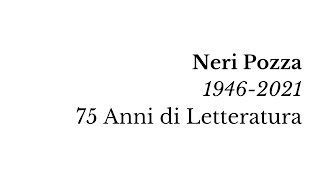 Neri Pozza 19462021 75 anni di letteratura [upl. by Gannie]