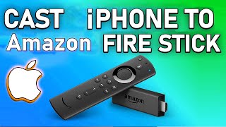 How to cast your iPhone  iPad to your Amazon Fire TV amp Screen Mirror [upl. by Dannye]