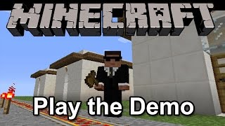 Minecraft Demo  How to find the Minecraft demo and play it [upl. by Nyrad614]