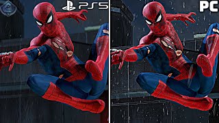 Marvels SpiderMan Remastered  PS5 vs PC Comparison [upl. by Particia]