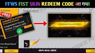 FREE FIRE REDEEM CODE TODAY 19 NOVEMBER  FF REDEEM CODE TODAY  FFWS GLAXY FIST REDEEM CODE TODAY [upl. by Francoise]