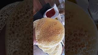 بغرير مثقب خفيف مفشفش ف10 دقايق مقادير مضبوطة pancakes marroquís Baghrir shorts [upl. by Oicnerual]