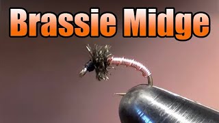 Brassie Midge Fly Tying  Simple Easy Nymph For Beginner Fly Tyers [upl. by Berta]