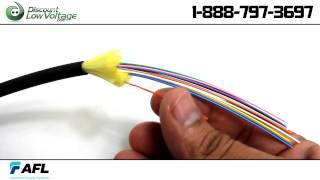 AFL KQ012K701801 Singlemode Plenum IndoorOutdoor Fiber cable [upl. by Nithsa]