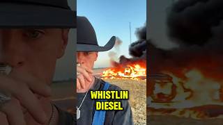 Whistlin Diesel Tesla Experiment 🛑🤔 youtubeshorts cars [upl. by Airpac]