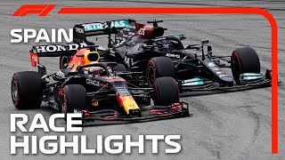 Race Highlights  2021 Spanish Grand Prix [upl. by Ced]