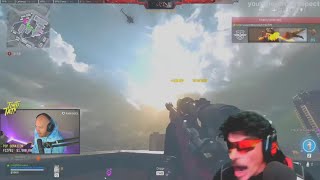 Timthetatman reacts to Dr Disrespect NO SCOPE on helicopter [upl. by Eenat]