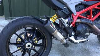 Ducati Hypermotard 939 exhaust  Austin Racing [upl. by Beekman]