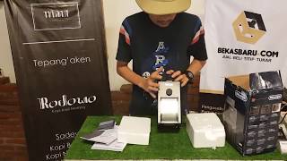 Review amp unboxing  Grinder Kopi Murah harga dibawah 1jtan DeLonghi Seri KG79 [upl. by Tnecillim]