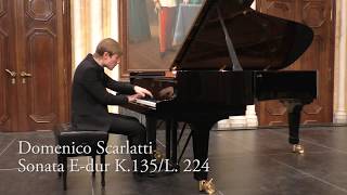 Scarlatti Sonata in E Major K135L224  Dmytro Choni piano [upl. by Annaoi]