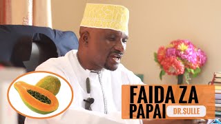 DRSULLE HIZO NDIZO FAIDA KUBWA ZA PAPAI PAPAYA [upl. by Nylekoorb765]