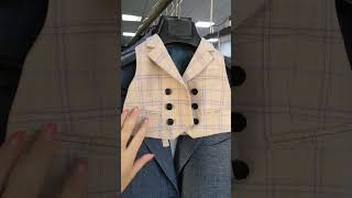 Tailor handmade baby vest fashion fashionstyle menswear bespokesuits mtm bespokemenswear [upl. by Hayidan]