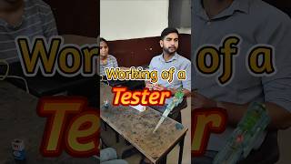 Working of a tester sciencegurushivam experiment scienceguru ytshorts education [upl. by Atnicaj]