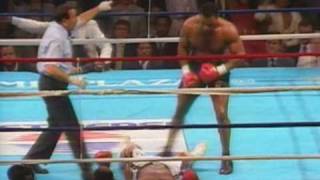 Tyson vs Spinks  1st Round Knockout [upl. by Noryt63]