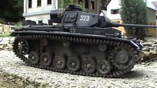 RC Panzer 3 L  Tank 116 [upl. by Adgam12]