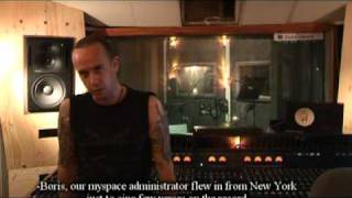 BEHEMOTH  Episode IV  Vocal Tracking 2009 ev OFFICIAL BEHIND THE SCENES [upl. by Rox44]