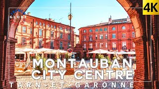 South of France MONTAUBAN🇫🇷 4K Beautiful Pink City near Toulouse Spring Walking Tour [upl. by Beau]