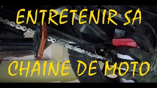 MOTO TUTO ep8 Entretenir sa chaine de moto [upl. by Margarette337]