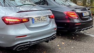 OLD VS NEW E63 S 2020 OPF VS 2017 NON OPF AMG Sound  Driving  Start UP [upl. by Hedley]