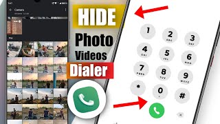 How To Hide Photos in Dialer  Hide Photos Video in Dial Pad  Phone Dialer Me Photo Kaise Chupaye [upl. by Draude]