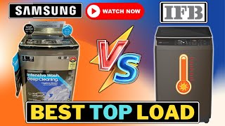 samsung vs ifb washing machine top load  best top load washing machine with inbuilt heater 2024 [upl. by Rafaelof]