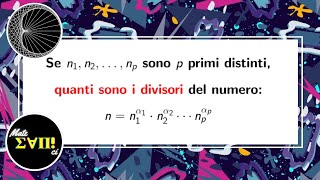 Contare divisori di un numero  mateMATTIci [upl. by Rafe]